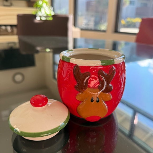 Small Ceramic Christmas jar - Picture 4 of 5